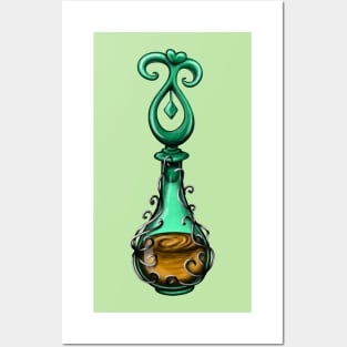 Green Magic Bottle Posters and Art